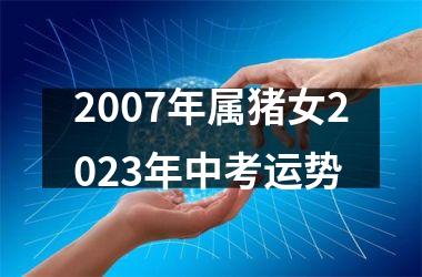 2007年属猪女2025年中考运势