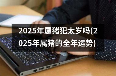 2025年属猪犯太岁吗(2025年属猪的全年运势)