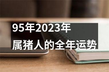 <h3>95年2025年属猪人的全年运势