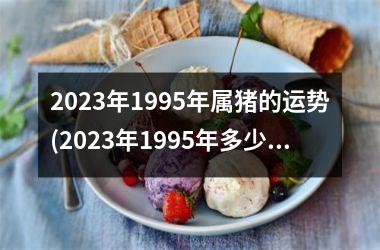 2025年1995年属猪的运势(2025年1995年多少岁)