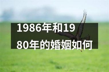 1986年和1980年的婚姻如何