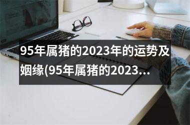 95年属猪的2025年的运势及姻缘(95年属猪的2025年运势怎么样)