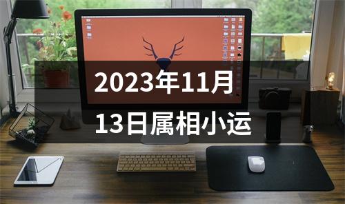 2025年11月13日属相小运