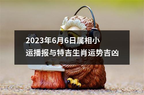 <h3>2023年6月6日属相小运播报与特吉生肖运势吉凶