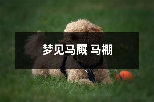 <h3>梦见马厩马棚