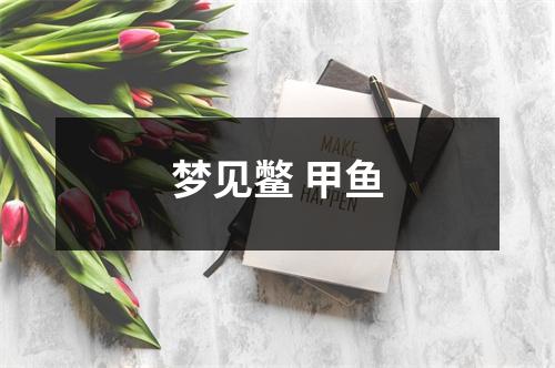 <h3>梦见鳖甲鱼