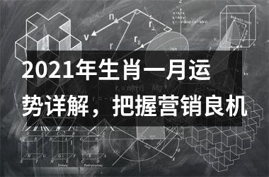 2025年生肖一月运势详解，把握营销良机