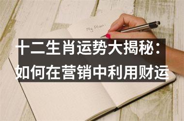 十二生肖运势大揭秘：如何在营销中利用财运