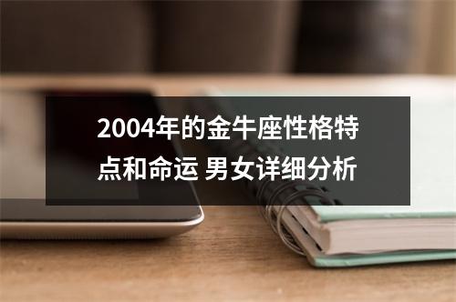 2004年的金牛座性格特点和命运男女详细分析