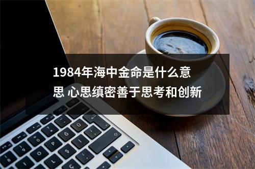 <h3>1984年海中金命是什么意思心思缜密善于思考和创新
