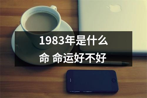<h3>1983年是什么命命运好不好
