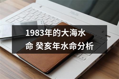 <h3>1983年的大海水命癸亥年水命分析