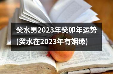 癸水男2025年癸卯年运势(癸水在2025年有姻缘)