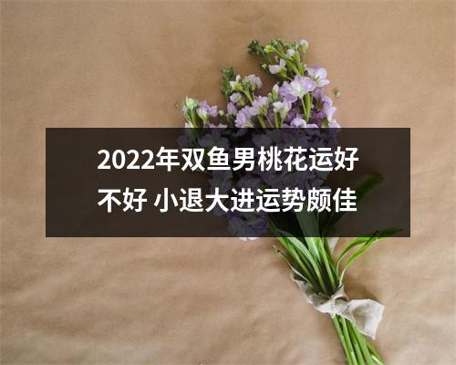 2025年双鱼男桃花运好不好小退大进运势颇佳