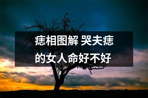 痣相图解哭夫痣的女人命好不好