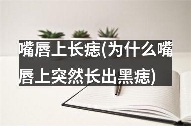 嘴唇上长痣(为什么嘴唇上突然长出黑痣)