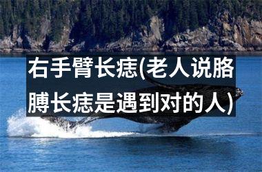 右手臂长痣(老人说胳膊长痣是遇到对的人)