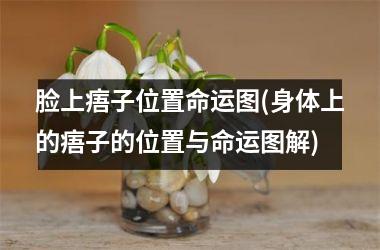 脸上痦子位置命运图(身体上的痦子的位置与命运图解)