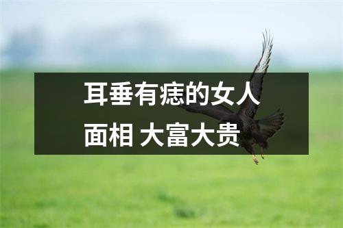 耳垂有痣的女人面相大富大贵