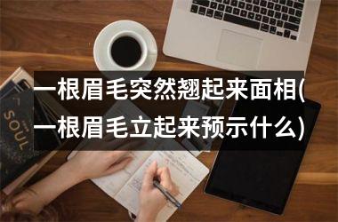 一根眉毛突然翘起来面相(一根眉毛立起来预示什么)