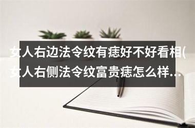 <h3>女人右边法令纹有痣好不好看相(女人右侧法令纹富贵痣怎么样)