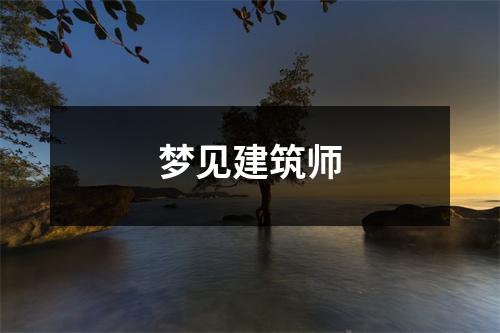 <h3>梦见建筑师
