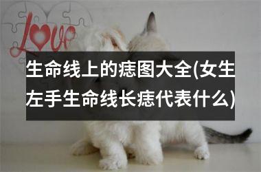 生命线上的痣图大全(女生左手生命线长痣代表什么)