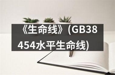 《生命线》(GB38454水平生命线)