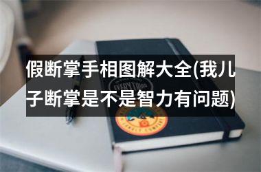 假断掌手相图解大全(我儿子断掌是不是智力有问题)