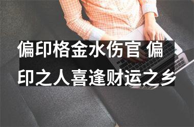 偏印格金水伤官 偏印之人喜逢财运之乡