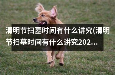 清明节扫墓时间有什么讲究(清明节扫墓时间有什么讲究2025)