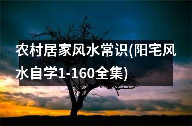 农村居家风水常识(阳宅风水自学1-160全集)