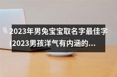 <h3>2023年男兔宝宝取名字佳字(2023男孩洋气有内涵的名字)