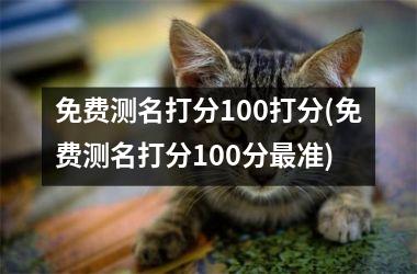 <h3>免费测名打分100打分(免费测名打分100分最准)