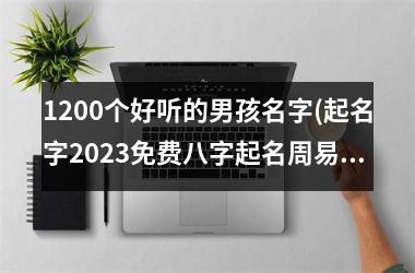 <h3>1200个好听的男孩名字(起名字2025免费八字起名周易)