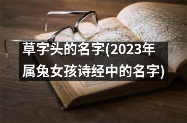 草字头的名字(2025年属兔女孩诗经中的名字)