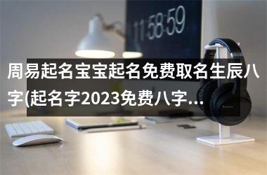 周易起名宝宝起名免费取名生辰八字(起名字2025免费八字起名周易)