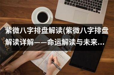 紫微八字排盘解读(紫微八字排盘解读详解——命运解读与未来预测)