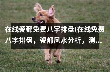 <h3>在线瓷都免费八字排盘(在线免费八字排盘，瓷都风水分析，测算你的命运!)