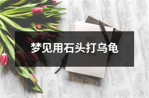 梦见用石头打乌龟