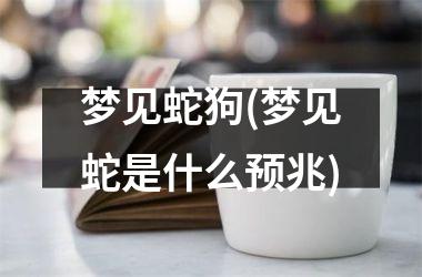 梦见蛇狗(梦见蛇是什么预兆)