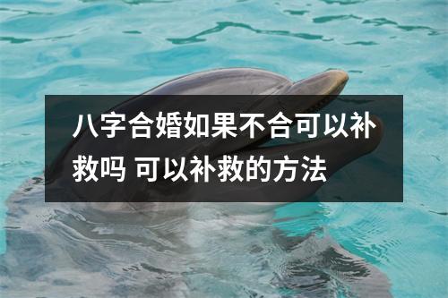 <h3>八字合婚如果不合可以补救吗可以补救的方法