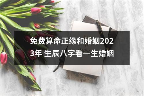 免费算命正缘和婚姻2025年生辰八字看一生婚姻