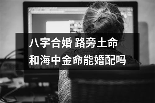 <h3>八字合婚路旁土命和海中金命能婚配吗