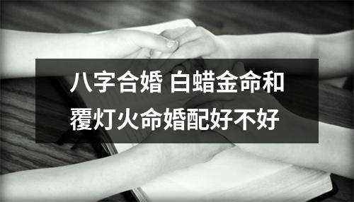 <h3>八字合婚白蜡金命和覆灯火命婚配好不好