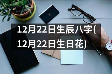 <h3>12月22日生辰八字(12月22日生日花)