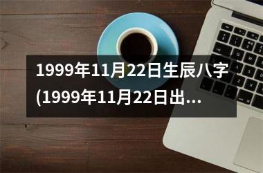 <h3>1999年11月22日生辰八字(1999年11月22日出生的人是什么命)