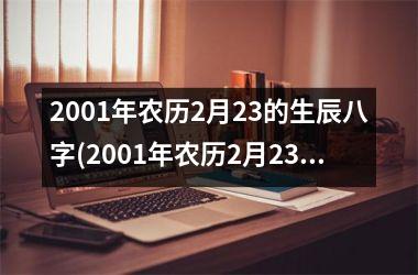 2001年农历2月23的生辰八字(2001年农历2月23)