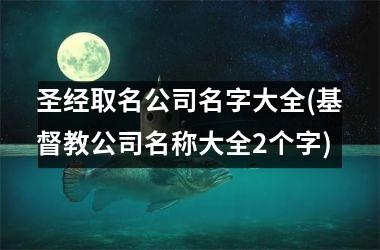 <h3>圣经取名公司名字大全(基督教公司名称大全2个字)