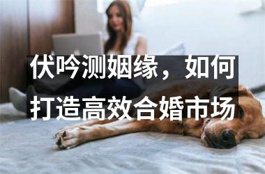 <h3>伏吟测姻缘，如何打造高效合婚市场